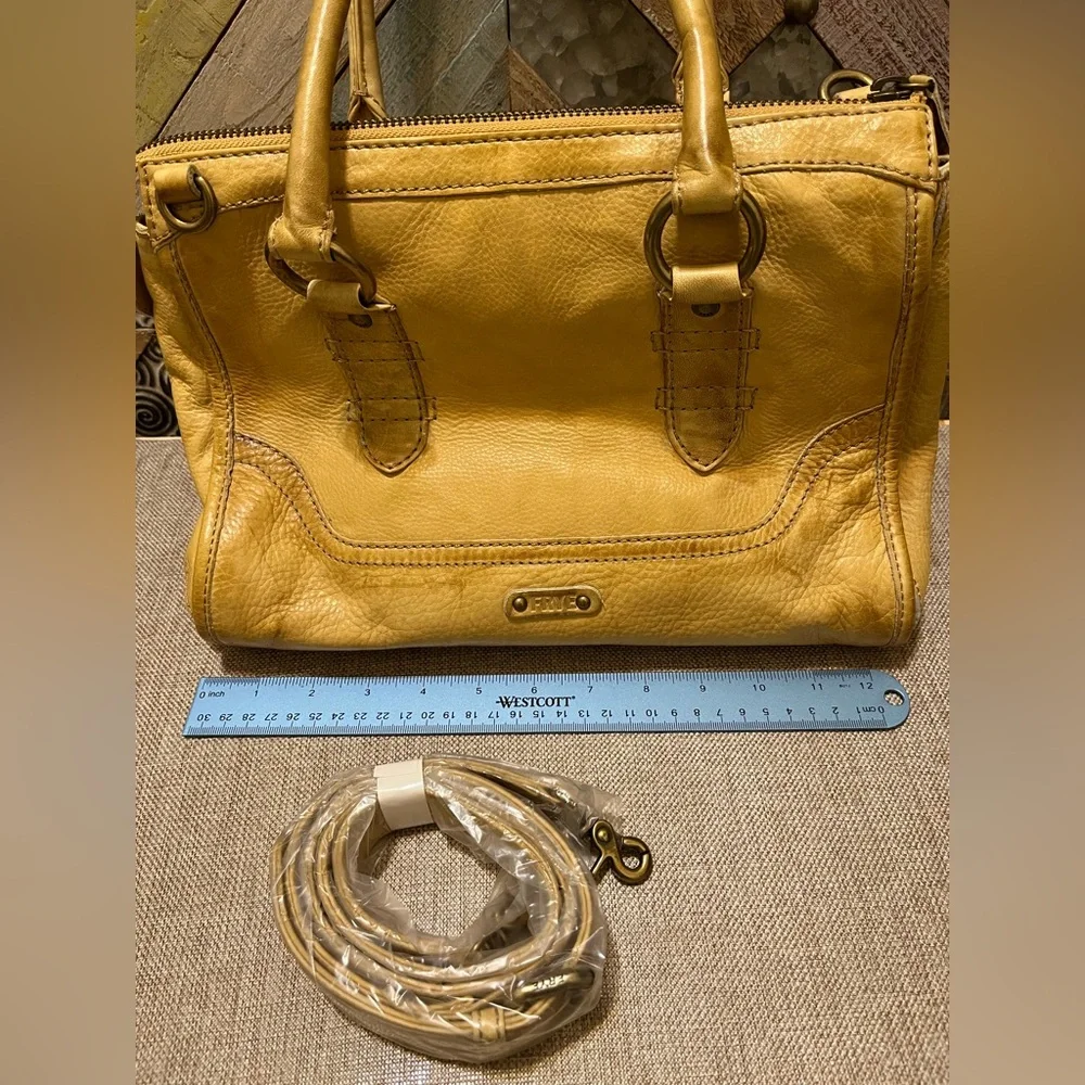 Frye Light Brown Leather Satchel - Picture 6 of 16
